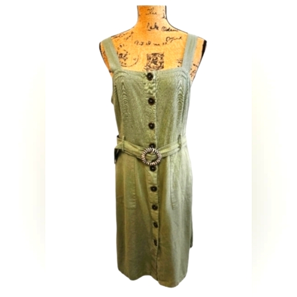 Altard State Army Green Dress - Picture 2 of 15